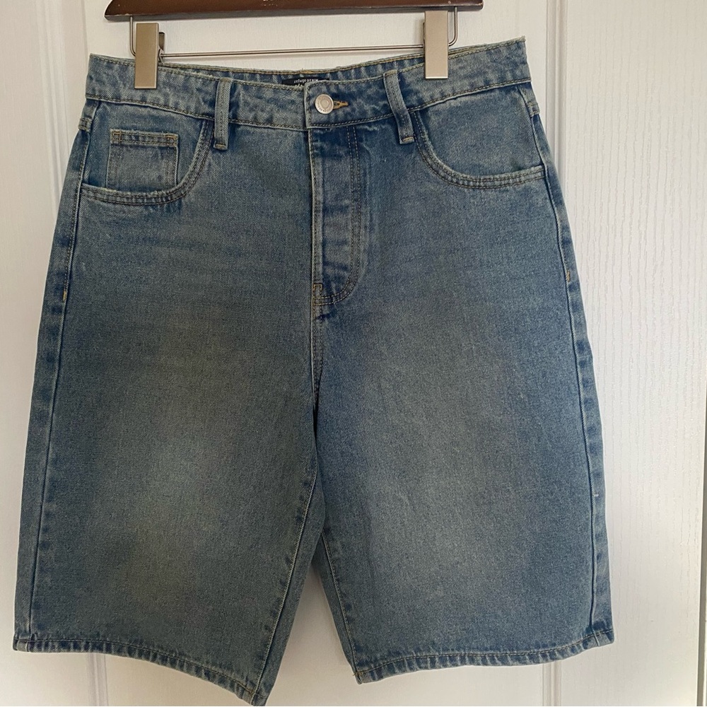 Refuge Light Blue Jean Shorts